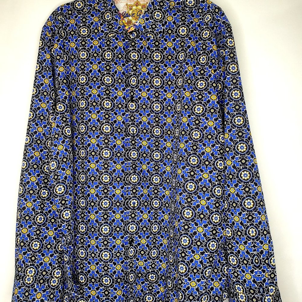 Robert Graham Embroidered Flip cuff dress shirt